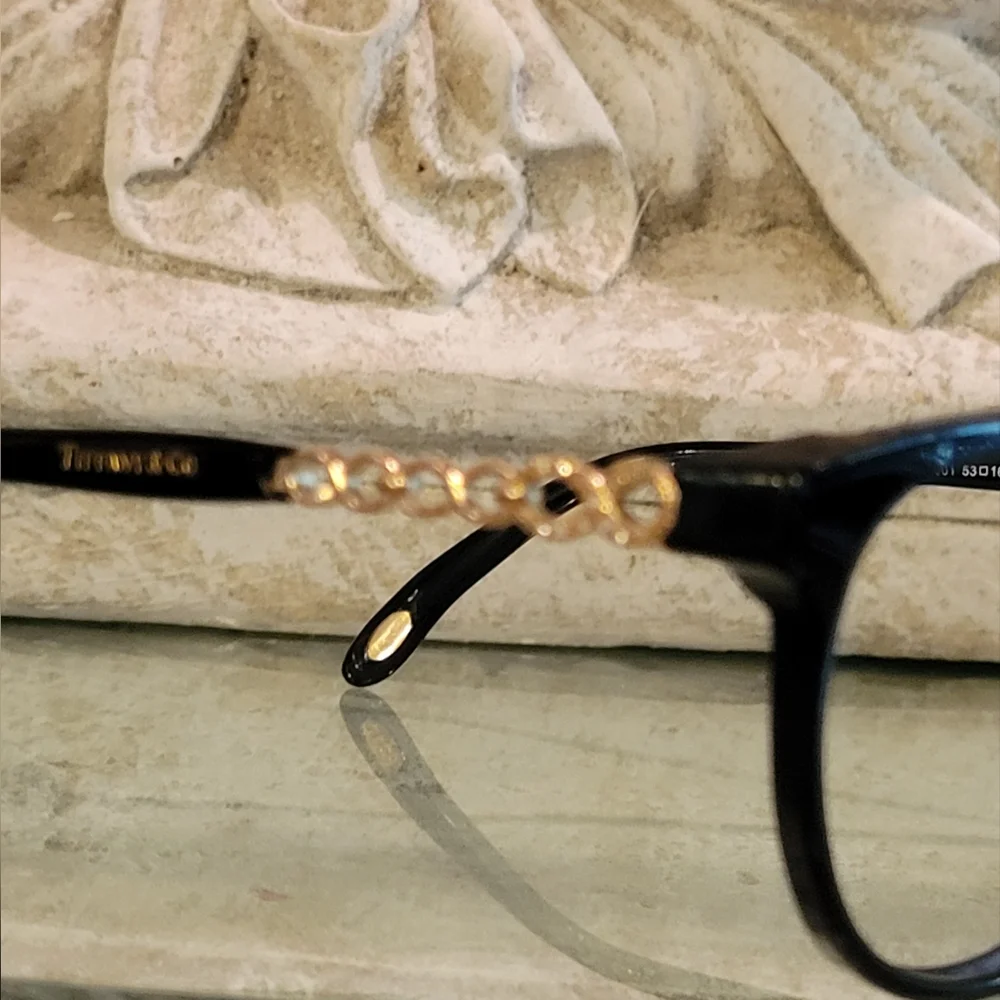 Tiffany & Company Infinity TF2120 Crystal Eyeglasses Luxury Frames NAM#492